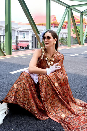 Elegant Satin Crepe Sarees for Modern Grace