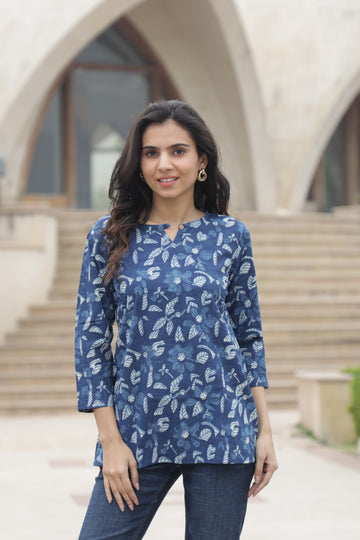 Hand Block Printed Cotton Tops