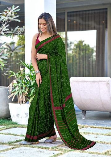 Ajrakh Fancy Hand Block Mulmul Cotton Sarees – Feel the Luxury of Soft Cotton