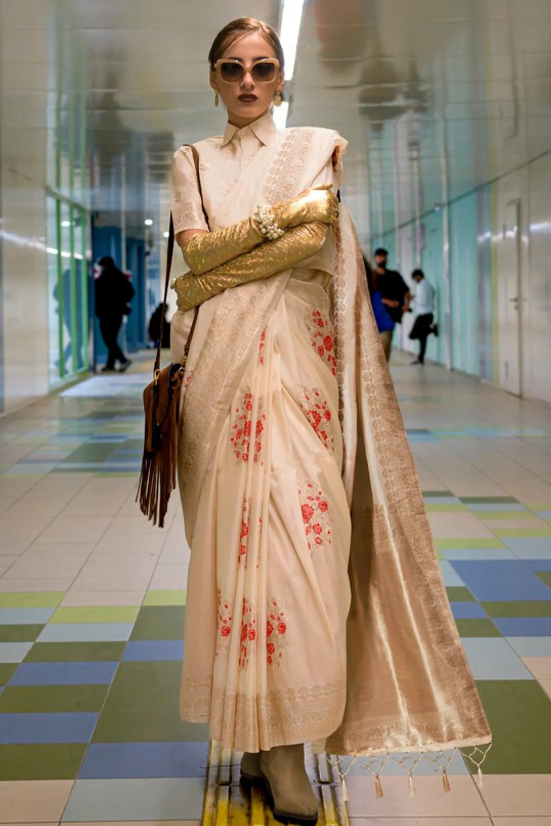 KYOTO SILK  Katan Habutai Handloom Weaving Sarees