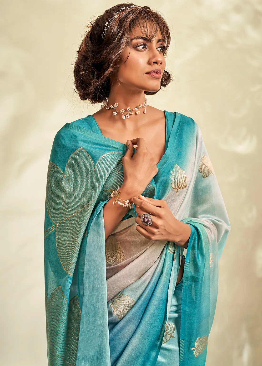 Faddism Asopalava Soft Handloom Silk Saree
