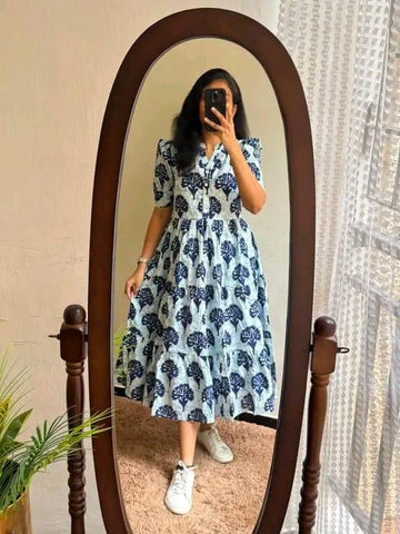 Faddism Rayon Frocks Kurti Collection for Women