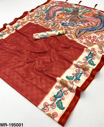 Faddism Maheshwari Silk Vol-3 Cotton Silk Saree