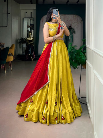 Faddism Navratri 2026 Chanderi Lehenga Choli