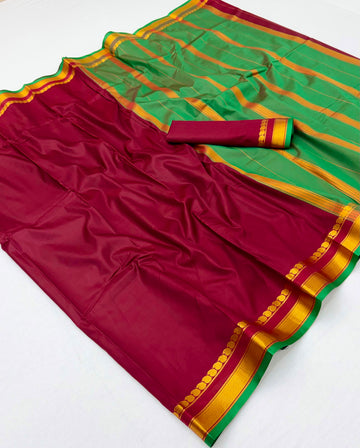 Faddism Yashvika Vol. 3 Soft Silk Handloom Weaving Saree