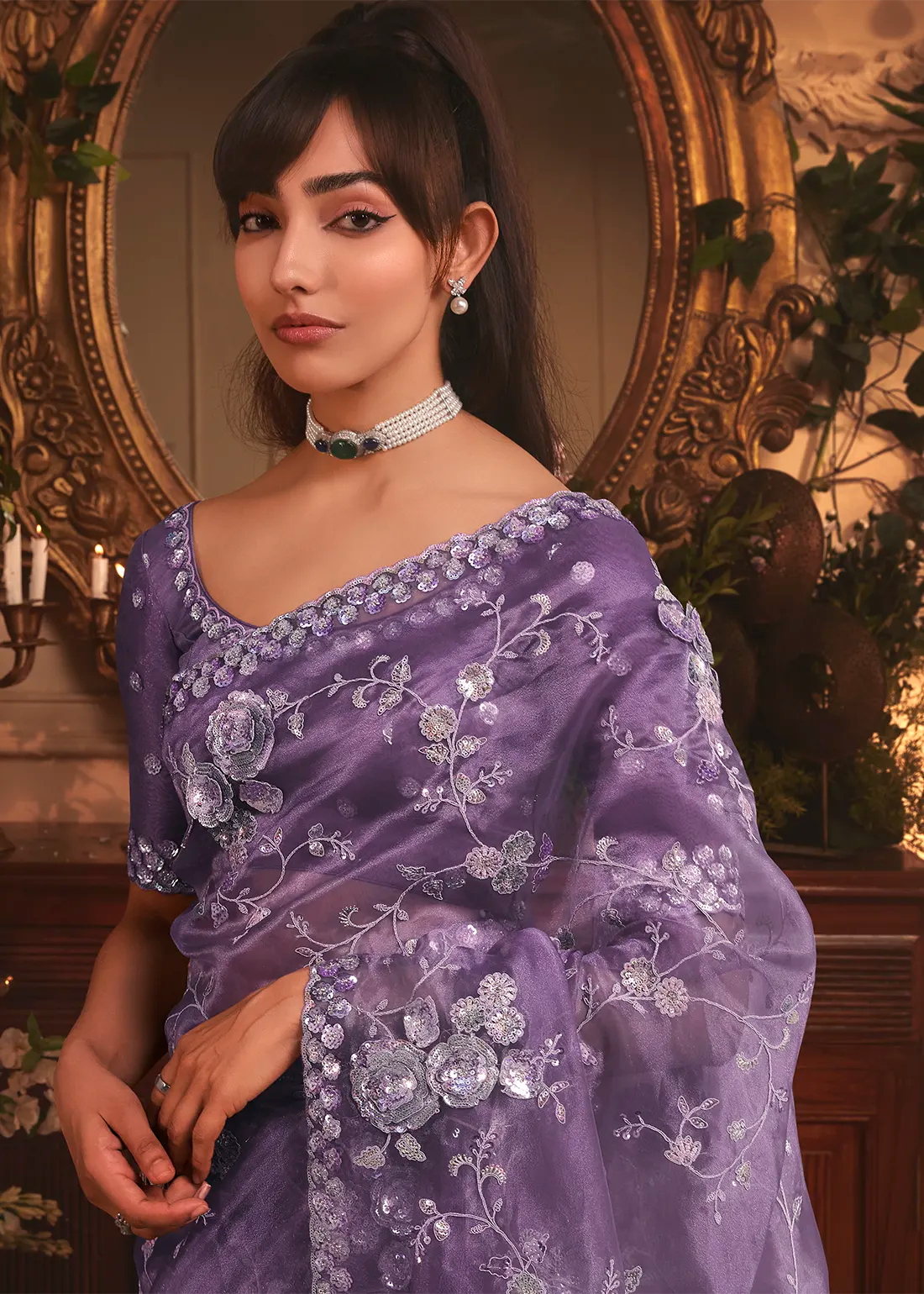 Faddism Celebration Pure Fancy Designer Saree