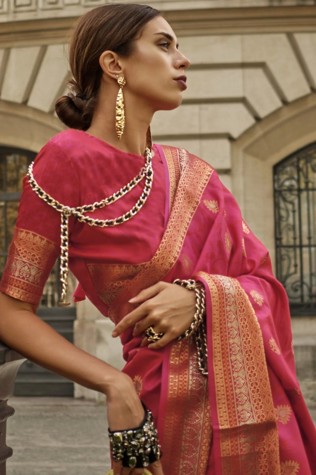 Faddism Kavalli Silk Soft Handloom Weaving Saree