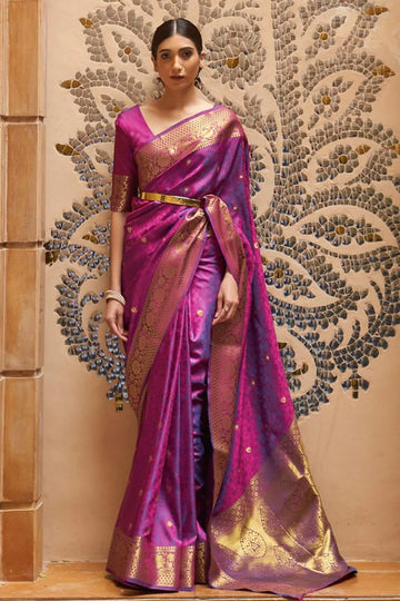 Faddism Kalandi Silk Handloom Weaving Saree