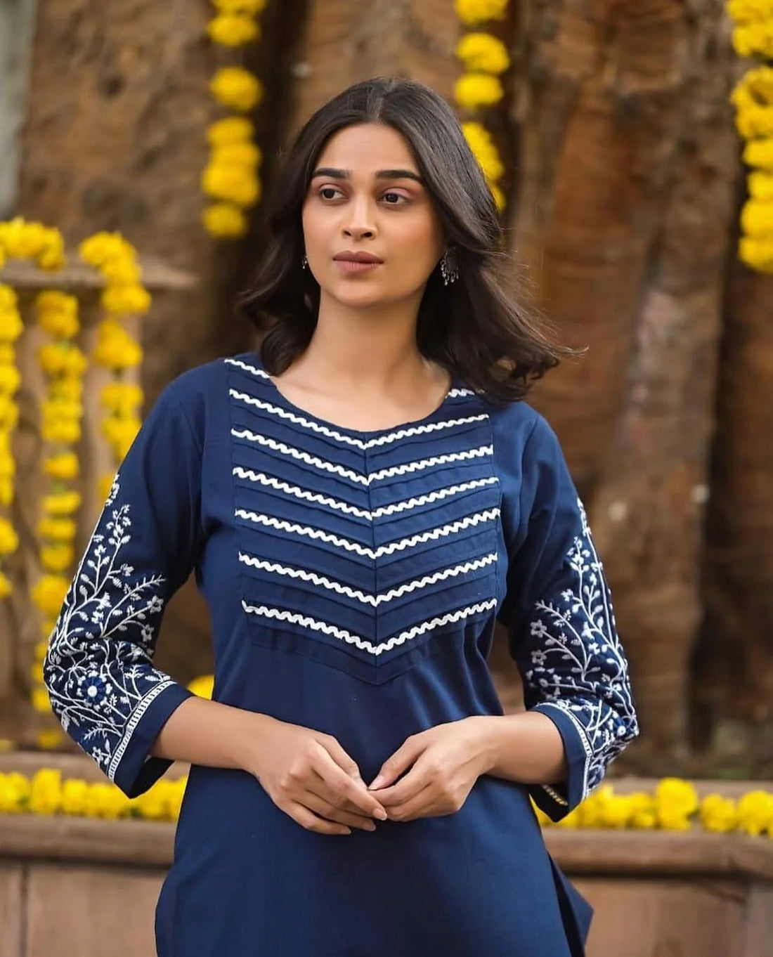 Elegant Cotton Kurti with Pant Set