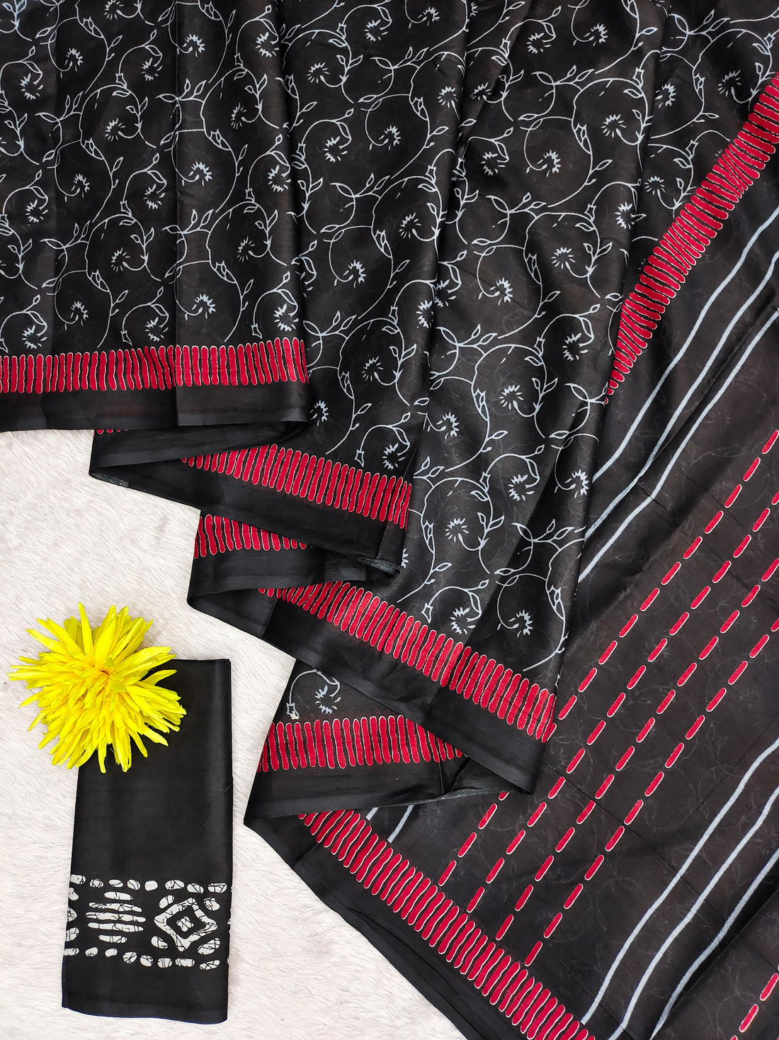 Ajrakh Fancy Hand Block Mulmul Cotton Sarees – Feel the Luxury of Soft Cotton