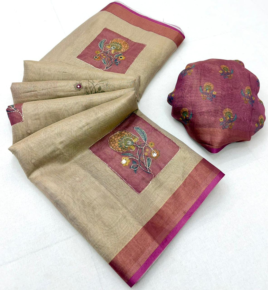 Faddism Kumudan Erode Cotton Saree