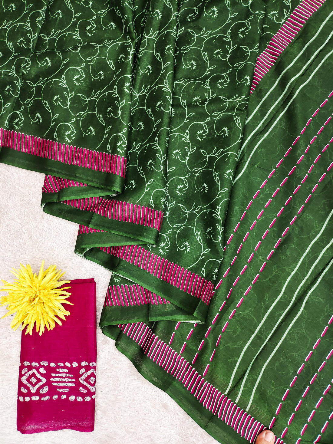 Ajrakh Fancy Hand Block Mulmul Cotton Sarees – Feel the Luxury of Soft Cotton