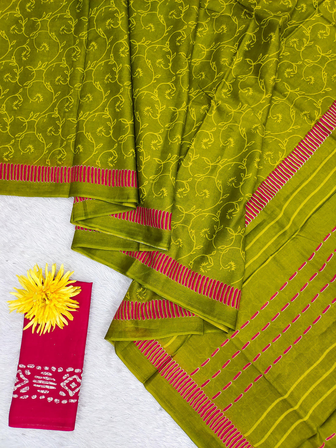 Ajrakh Fancy Hand Block Mulmul Cotton Sarees – Feel the Luxury of Soft Cotton
