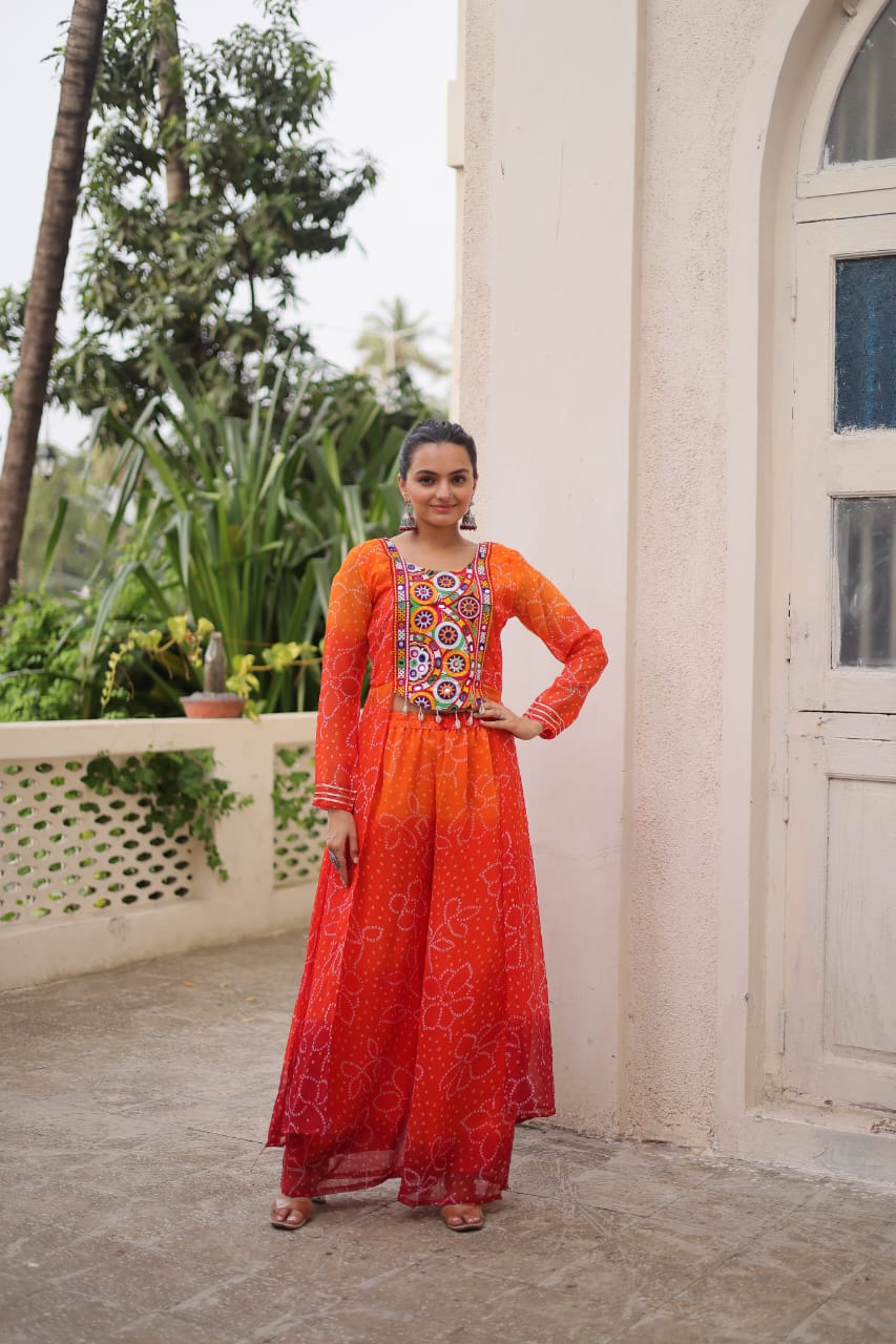 Navratri Collection 2025 – Bandhani & Kutchi Gamthi Patchwork Set